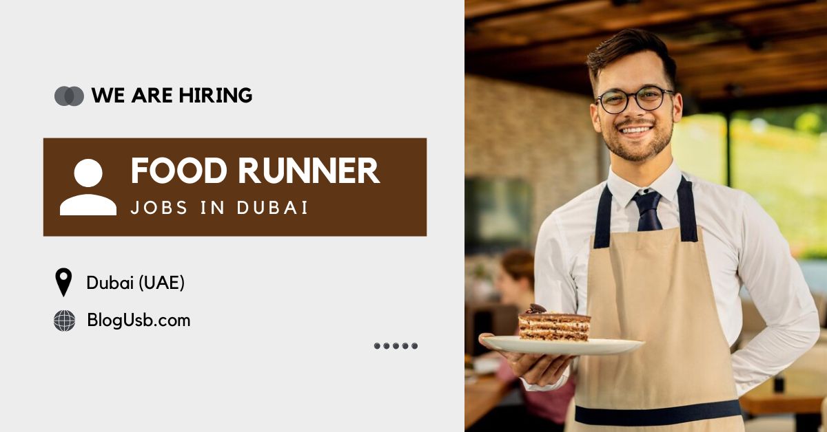 Food Runner Jobs in Dubai