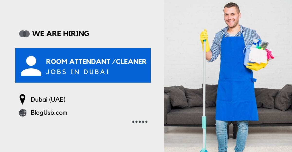 Room Attendant and Cleaner Jobs in Dubai